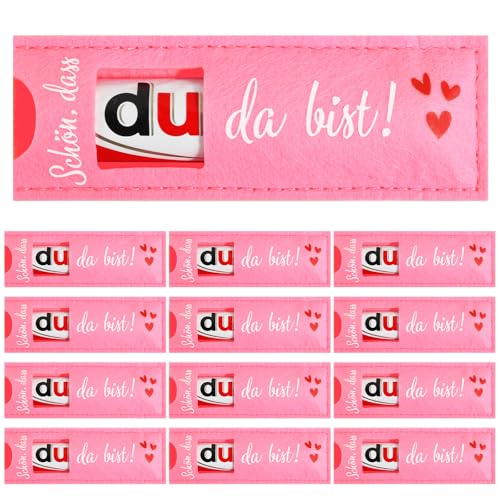 BOFUNX 24pcs Schön dass du da bist Gastgeschenke Taufe Hülle Filz Geschenk für Schokolade Verpackung Gastgeschenk für Hochzeit Geburtstag Abschluss Kommunion Konfirmation Taufe Mädchen BOFUNX 24pcs Schön dass du da bist Gastgeschenke Taufe Hülle Filz Geschenk für Schokolade Verpackung Gastgeschenk für Hochzeit Geburtstag Abschluss Kommunion Konfirmation Taufe Mädchen von BOFUNX