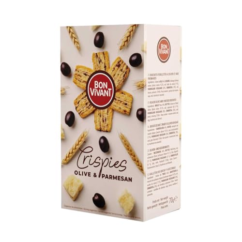 BON VIVANT - Blätterteiggebäck mit Oliven & Parmesan 70g, Menge:1 Stück BON VIVANT - Blätterteiggebäck mit Oliven & Parmesan 70g, Menge:1 Stück von BON VIVANT