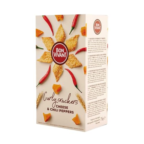 BON VIVANT - Crackers mit gereiftem Gouda & Chilischoten 75g, Menge:1 Stück BON VIVANT - Crackers mit gereiftem Gouda & Chilischoten 75g, Menge:1 Stück von BON VIVANT