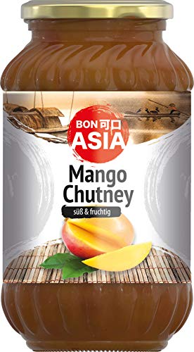 BONASIA Mango Chutney, süß, 6er Pack (6 x 340 g) von BONASIA