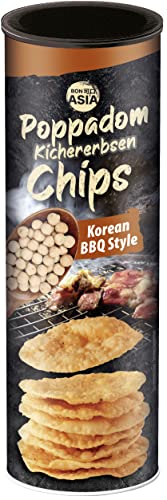 BONASIA Poppadom Chips Korean BBQ - 1 x 70g von BONASIA