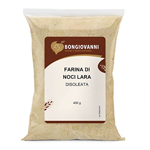 BONGIOVANNI FARINE E BONTA' NATURALI Lara Entöltes Walnussmehl (31% Protein) 400 g von BONGIOVANNI FARINE E BONTA' NATURALI