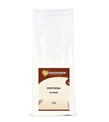 Rosa Pfefferkörner 100g Rosa Pfefferkörner 100g von BONGIOVANNI FARINE E BONTA' NATURALI