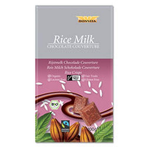 Rijstmelk chocolade rice crispy 100g von BONVITA