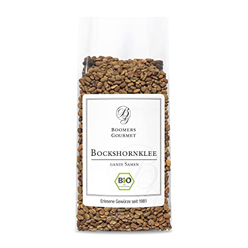Boomers Gourmet -Bockshornklee Bio aus Ägypten – Ganze Samen – naturbelassen – Fenugreek – aromatisch – ayurvedisches Gewürz – ideal zum Rösten - Refill - 100 g Boomers Gourmet -Bockshornklee Bio aus Ägypten – Ganze Samen – naturbelassen – Fenugreek – aromatisch – ayurvedisches Gewürz – ideal zum Rösten - Refill - 100 g von BOOMERS GOURMET