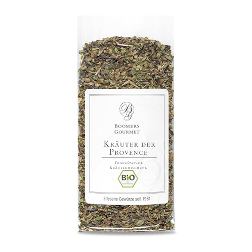 Boomers Gourmet - Bio Kräuter der Provence - französische Kräutermischung mit Thymian, Rosmarin, Lavendel, Oregano - Herbes de Provence Gewürzmischung - Refill - 30 g Boomers Gourmet - Bio Kräuter der Provence - französische Kräutermischung mit Thymian, Rosmarin, Lavendel, Oregano - Herbes de Provence Gewürzmischung - Refill - 30 g von BOOMERS GOURMET