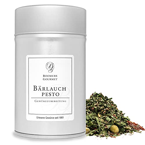 Boomers Gourmet - Bärlauch Pesto Gewürzzubereitung - Gewürzdose 11,5 cm - 80 g Boomers Gourmet - Bärlauch Pesto Gewürzzubereitung - Gewürzdose 11,5 cm - 80 g von BOOMERS GOURMET