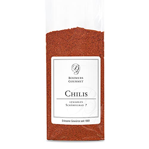 Boomers Gourmet - Chilis gemahlen, Schärfegrad 7 - Refill - 110 g von BOOMERS GOURMET