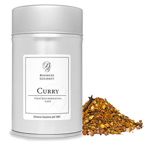 Boomers Gourmet - Curry, ganze Samen Gewürzzubereitung - Gewürzdose 11,5 cm - 110 g von BOOMERS GOURMET