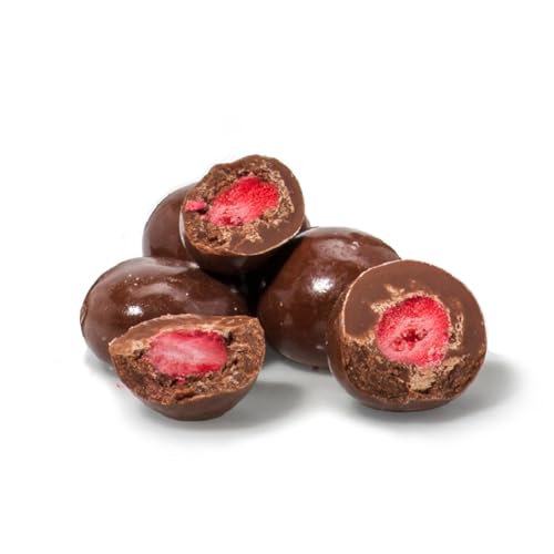 Boomers Gourmet - Gefriergetrocknete Erdbeeren in Vollmilchschokolade – Knusprig & fruchtig-süß | Hochwertige Schokolade | Perfekter Snack & Geschenkidee | Intensiver Geschmack - 150 g Boomers Gourmet - Gefriergetrocknete Erdbeeren in Vollmilchschokolade – Knusprig & fruchtig-süß | Hochwertige Schokolade | Perfekter Snack & Geschenkidee | Intensiver Geschmack - 150 g von BOOMERS GOURMET