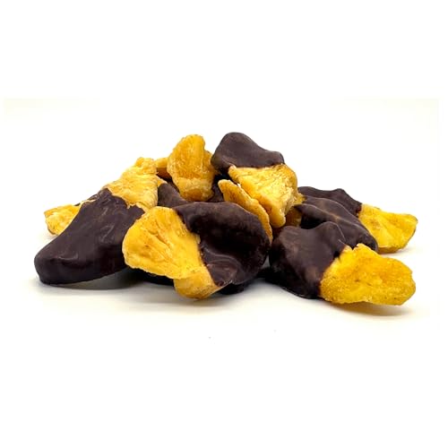 Boomers Gourmet - Fruchtig-süße Ananas gedippt in Zartbitter Schokolade – Exotischer Genuss aus getrockneten Früchten, perfekt für Feinschmecker und besondere Momente - 100 g Boomers Gourmet - Fruchtig-süße Ananas gedippt in Zartbitter Schokolade – Exotischer Genuss aus getrockneten Früchten, perfekt für Feinschmecker und besondere Momente - 100 g von BOOMERS GOURMET