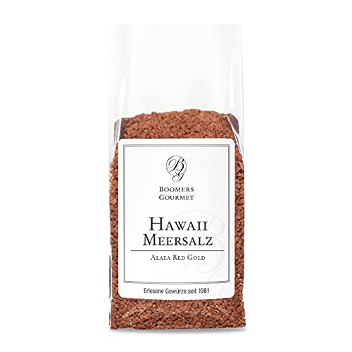 Boomers Gourmet - Hawaii Meersalz rot – Alaea Red Gold – Grobes Meersalz mit Mineralien, naturbelassen & ohne Zusatzstoffe – Dekorativ & aromatisch – Gourmet Salz - Refill - 200 g Boomers Gourmet - Hawaii Meersalz rot – Alaea Red Gold – Grobes Meersalz mit Mineralien, naturbelassen & ohne Zusatzstoffe – Dekorativ & aromatisch – Gourmet Salz - Refill - 200 g von BOOMERS GOURMET
