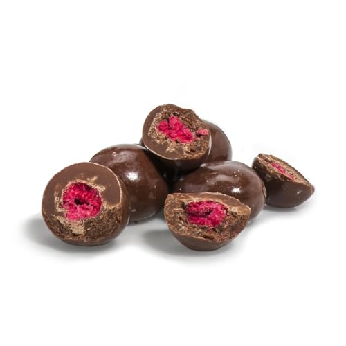 Boomers Gourmet - Gefriergetrocknete Himbeeren in Vollmilchschokolade – Fruchtig & cremig | Perfekte Balance aus Süße & Frische | Hochwertige Schokolade | Perfekt als Snack & Geschenkidee - 150 g Boomers Gourmet - Gefriergetrocknete Himbeeren in Vollmilchschokolade – Fruchtig & cremig | Perfekte Balance aus Süße & Frische | Hochwertige Schokolade | Perfekt als Snack & Geschenkidee - 150 g von BOOMERS GOURMET