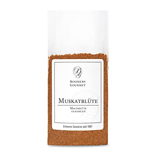 Boomers Gourmet - Muskatblüte gemahlen aus Papua – Macis Pulver mit feinem Aroma – Edles Gewürz als Muskatnuss Alternative – 100 % Naturqualität - Refill - 40 g Boomers Gourmet - Muskatblüte gemahlen aus Papua – Macis Pulver mit feinem Aroma – Edles Gewürz als Muskatnuss Alternative – 100 % Naturqualität - Refill - 40 g von BOOMERS GOURMET