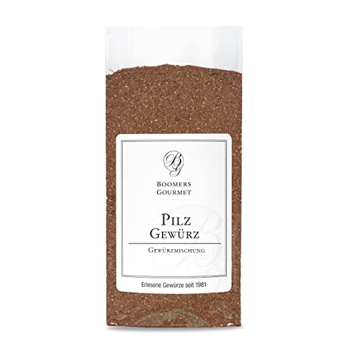 Boomers Gourmet - Pilzgewürz mit Butterpilz und Steinpilz – natürliche vegane Gewürzmischung für Risotto, Sauce, Suppe, Braten – glutenfrei, ohne Zusatzstoffe - Refill - 80 g Boomers Gourmet - Pilzgewürz mit Butterpilz und Steinpilz – natürliche vegane Gewürzmischung für Risotto, Sauce, Suppe, Braten – glutenfrei, ohne Zusatzstoffe - Refill - 80 g von BOOMERS GOURMET