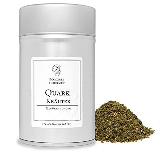 Boomers Gourmet - Boomers Gourmet Quark Kräuter getrocknet – Quarkgewürz zum Würzen – Gewürzmischung Quark, Dips, Aufstriche – Kräuter ohne Zusatzstoffe - Gewürzdose - 50 g Boomers Gourmet - Boomers Gourmet Quark Kräuter getrocknet – Quarkgewürz zum Würzen – Gewürzmischung Quark, Dips, Aufstriche – Kräuter ohne Zusatzstoffe - Gewürzdose - 50 g von BOOMERS GOURMET