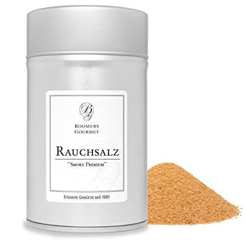 Boomers Gourmet - Rauchsalz I Smoked Salt, original mit Buchenholz geräuchert - Gewürzdose 11,5 cm - 200 g Boomers Gourmet - Rauchsalz I Smoked Salt, original mit Buchenholz geräuchert - Gewürzdose 11,5 cm - 200 g von BOOMERS GOURMET