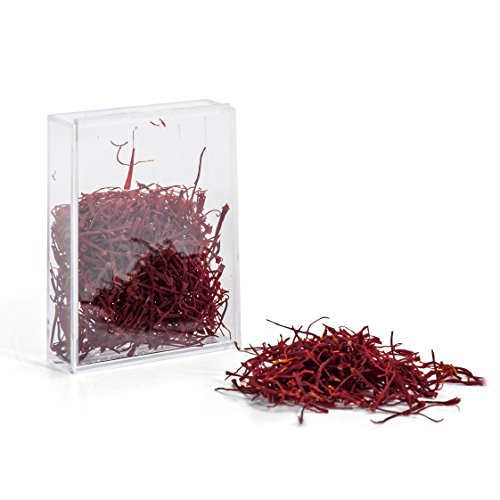 Boomers Gourmet - Safran Fäden, 1 Gramm - rechteckiges, transparentes Döschen - 1 g Boomers Gourmet - Safran Fäden, 1 Gramm - rechteckiges, transparentes Döschen - 1 g von BOOMERS GOURMET