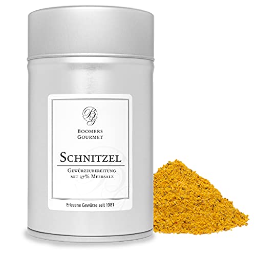Boomers Gourmet - Schnitzel, Gewürzzubereitung - Gewürzdose 11,5 cm - 110 g Boomers Gourmet - Schnitzel, Gewürzzubereitung - Gewürzdose 11,5 cm - 110 g von BOOMERS GOURMET