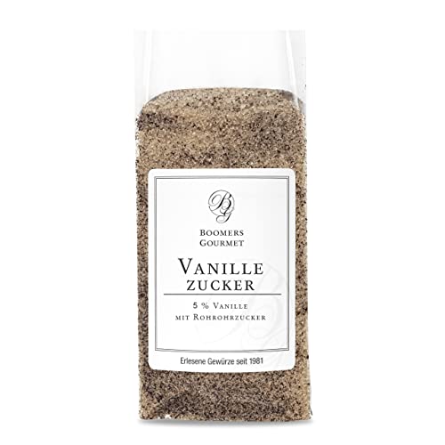 Boomers Gourmet - Vanillezucker mit echter Vanille – 5 % Vanille, aus Rohrohrzucker und Vanillepulver – ohne künstliche Aromen, zum Backen & Verfeinern - Refill - 150 g Boomers Gourmet - Vanillezucker mit echter Vanille – 5 % Vanille, aus Rohrohrzucker und Vanillepulver – ohne künstliche Aromen, zum Backen & Verfeinern - Refill - 150 g von BOOMERS GOURMET