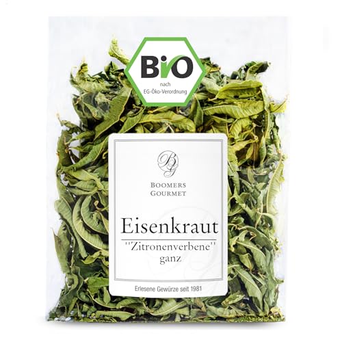 Boomers Gourmet - BIO Französisches Eisenkraut, ganz - Zitronenverbene Tee - Zitronenverbene Tee Bio ganz - Hochwertiger Kräutertee aus nachhaltigem Anbau, aromatisch und erfrischend - 30 g Boomers Gourmet - BIO Französisches Eisenkraut, ganz - Zitronenverbene Tee - Zitronenverbene Tee Bio ganz - Hochwertiger Kräutertee aus nachhaltigem Anbau, aromatisch und erfrischend - 30 g von BOOMERS GOURMET