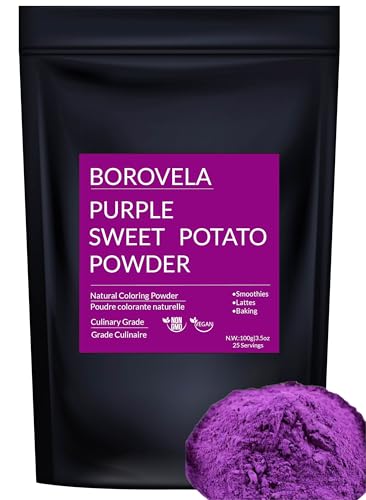 Violette Süßkartoffelpulver Natürliche lila Lebensmittelfarbe in Dessert-Back-Smoothies mischen natürliche Zutaten 100g Violette Süßkartoffelpulver Natürliche lila Lebensmittelfarbe in Dessert-Back-Smoothies mischen natürliche Zutaten 100g von BOROVELA