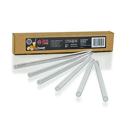 BOS FOOD Glas-Trinkhalme, 21cm, 12 St BOS FOOD Glas-Trinkhalme, 21cm, 12 St von BOS FOOD Duesseldorf Lebensmittel Großhandel GmbH