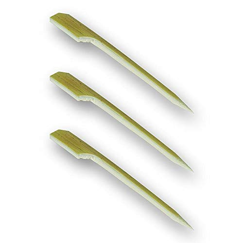 Bambus-Spieße, mit Blattende, 12cm, 50 St Bambus-Spieße, mit Blattende, 12cm, 50 St von BOS FOOD Duesseldorf Lebensmittel Großhandel GmbH