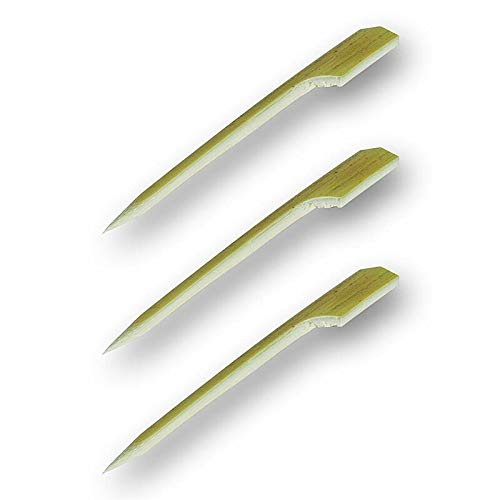 Bambus-Spieße, mit Blattende, 9cm, 50 St Bambus-Spieße, mit Blattende, 9cm, 50 St von BOS FOOD Duesseldorf Lebensmittel Großhandel GmbH