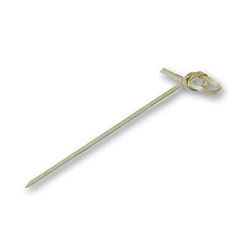 Bambus-Spieße, mit Knotenende, grün, 15cm, 100 St Bambus-Spieße, mit Knotenende, grün, 15cm, 100 St von BOS FOOD Duesseldorf Lebensmittel Großhandel GmbH