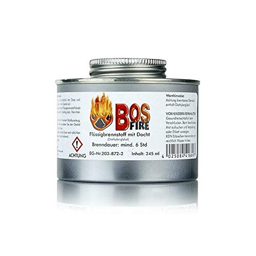 Bos Fire Sicherheitsbrennpaste, ca. 6 Stunden Brenndauer, 245 ml Bos Fire Sicherheitsbrennpaste, ca. 6 Stunden Brenndauer, 245 ml von BOS FOOD Duesseldorf Lebensmittel Großhandel GmbH