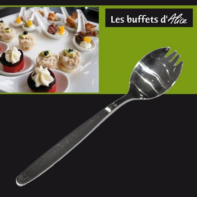 Der Göffel - Gabel und Löffel in einem, 18/0 Edelstahl, 11,7cm lang, 12 St Der Göffel - Gabel und Löffel in einem, 18/0 Edelstahl, 11,7cm lang, 12 St von BOS FOOD Duesseldorf Lebensmittel Großhandel GmbH