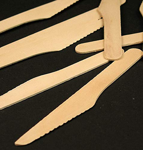 Einweg Holz-Messer, ca. 16,5cm lang, 100 St Einweg Holz-Messer, ca. 16,5cm lang, 100 St von BOS FOOD Duesseldorf Lebensmittel Großhandel GmbH