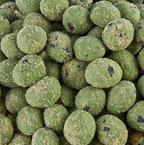 Erdnüsse im Teigmantel, mit echtem Wasabi Japonica & Seetangstücken, rund, 1 kg von BOS FOOD Duesseldorf Lebensmittel Großhandel GmbH