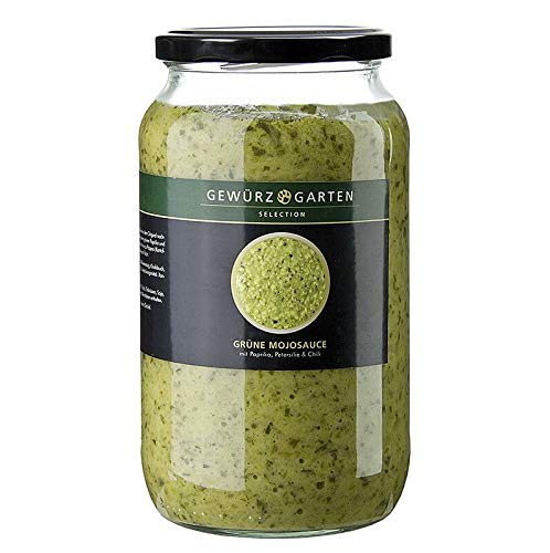 Gewürzgarten Grüne Mojosauce, mit Paprika, Chili und Blattpetersilie, 900 ml Gewürzgarten Grüne Mojosauce, mit Paprika, Chili und Blattpetersilie, 900 ml von BOS FOOD Duesseldorf Lebensmittel Großhandel GmbH