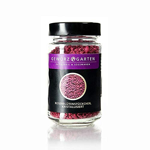 Gewürzgarten Rosenblüten-Stückchen, kristallisiert, 140g Gewürzgarten Rosenblüten-Stückchen, kristallisiert, 140g von BOS FOOD Duesseldorf Lebensmittel Großhandel GmbH