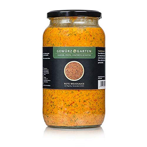 Gewürzgarten Rote Mojosauce, mit Paprika, Chili und Koriander, 900 ml Gewürzgarten Rote Mojosauce, mit Paprika, Chili und Koriander, 900 ml von BOS FOOD Duesseldorf Lebensmittel Großhandel GmbH