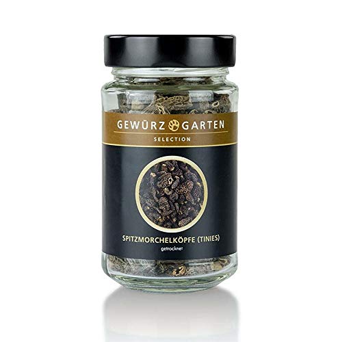 Gewürzgarten Spitzmorchel-Köpfe, Tinies, getrocknet, 50g Gewürzgarten Spitzmorchel-Köpfe, Tinies, getrocknet, 50g von BOS FOOD Duesseldorf Lebensmittel Großhandel GmbH