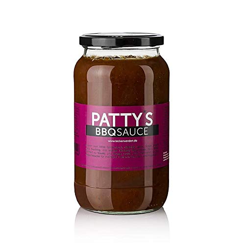 Pattys BBQ Sauce, kreiert von Patrick Jabs, 900 ml von BOS FOOD Duesseldorf Lebensmittel Großhandel GmbH