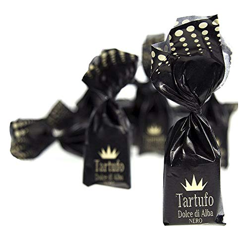 Trüffelpralinen - Dolce d´Alba, dunkle Schokolade, ca. 14g, schwarz, 1 kg von BOS FOOD Duesseldorf Lebensmittel Großhandel GmbH