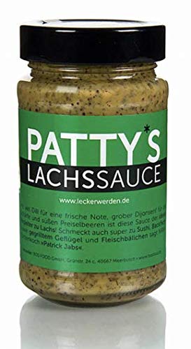 Pattys Lachssauce, Honig-Senfsauce mit Dill, 225 ml von BOS FOOD GmbH