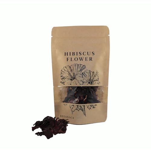 BOTANICA Hibiscus Flower | 20g Hibiskusblüten | Reich an Vitamin C | Ideal für Tees und Limonaden von BOTÁNICA