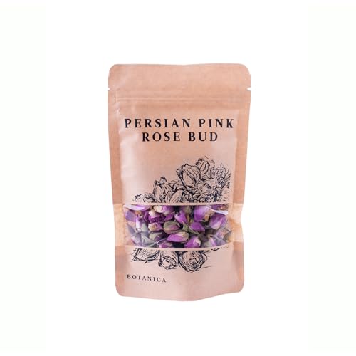 BOTANICA Persian Pink Rose Bud | 20g Rosenblüten | enthält Vitamine | Als Gewürz oder Dekoration verwendbar von BOTÁNICA