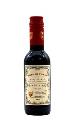 Doppio Passo Puglia Primitivo Rotwein trocken, 12er Pack (12 x 0.25 l) von BOTTER CASA