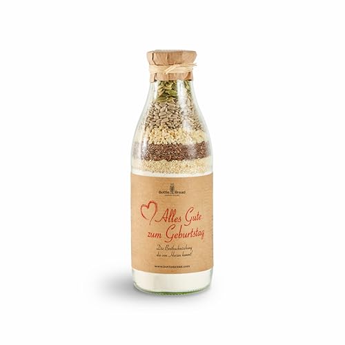 Brotbackmischung "Alles Gute zum Geburtstag" Backmischung Brotbackmischung Geschenk Geburtstagsgeschenk Geschenkidee… von BOTTLEBREAD