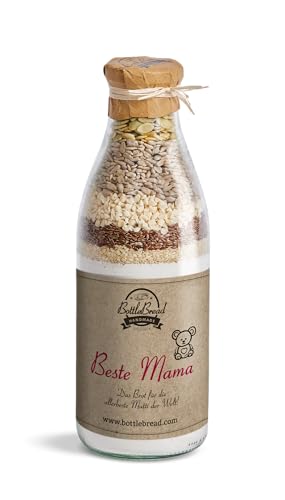 Brotbackmischung "Beste Mama" Backmischung im Glas Flasche Geschenk Geschenkidee Muttertag Mama Mutti… von BOTTLEBREAD