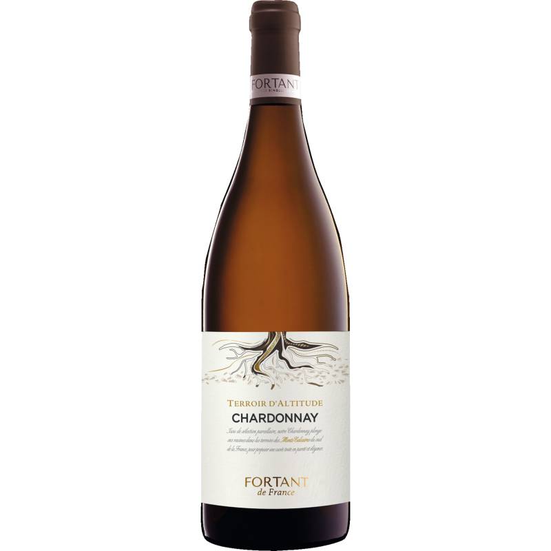 Terroir d'Altitude Chardonnay, Pays d'Oc IGP, Languedoc-Roussillon, 2022, Weißwein von BOTTLED AT QUINCIÉ BY FORTANT AT SÈTE - FRANCE