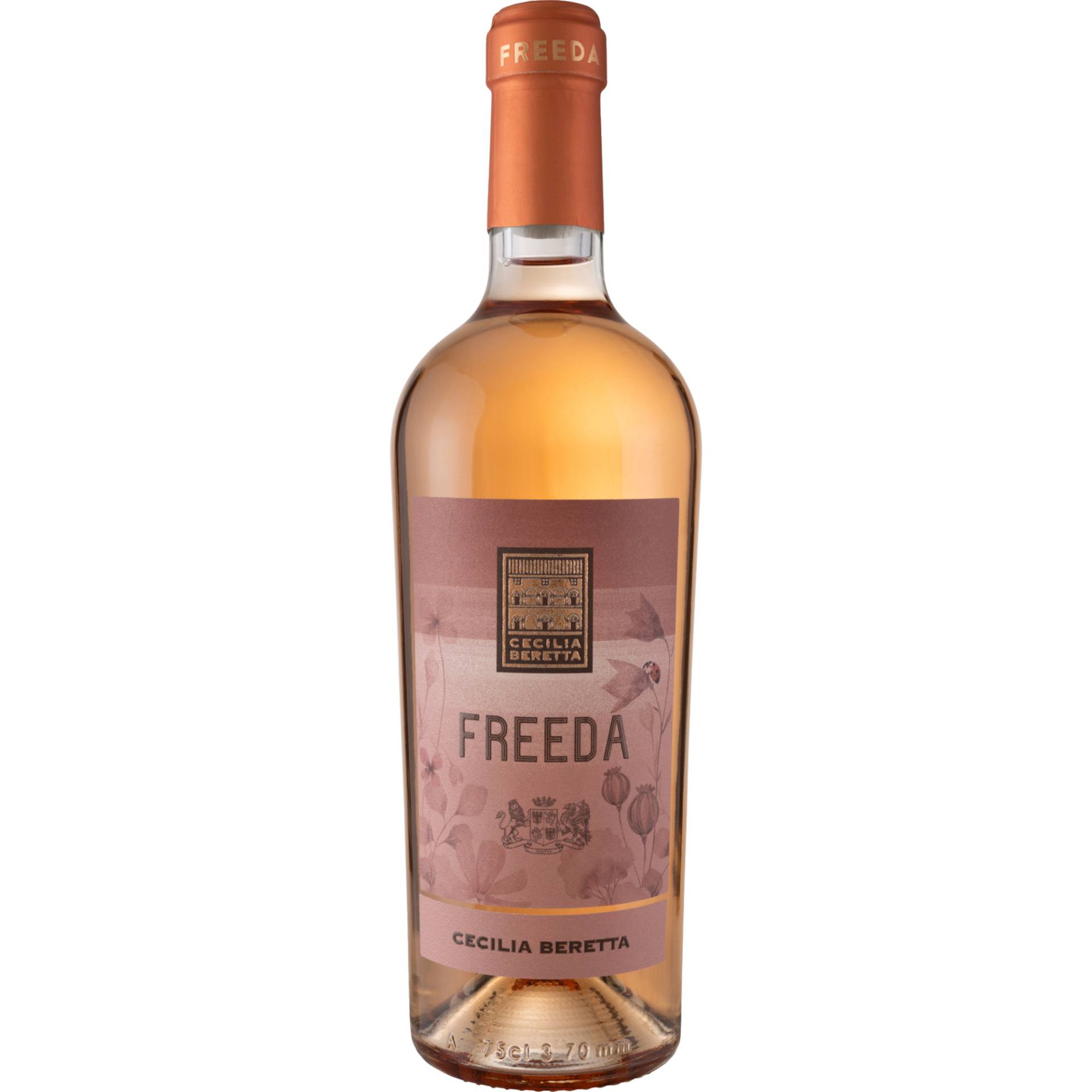 Cecilia Beretta Freeda Rosé Bio, Trevenezie IGP, Venetien, 2023, Roséwein Cecilia Beretta Freeda Rosé Bio, Trevenezie IGP, Venetien, 2023, Roséwein von BOTTLED BY: P.V. SPA - VERONA - ITALIA
