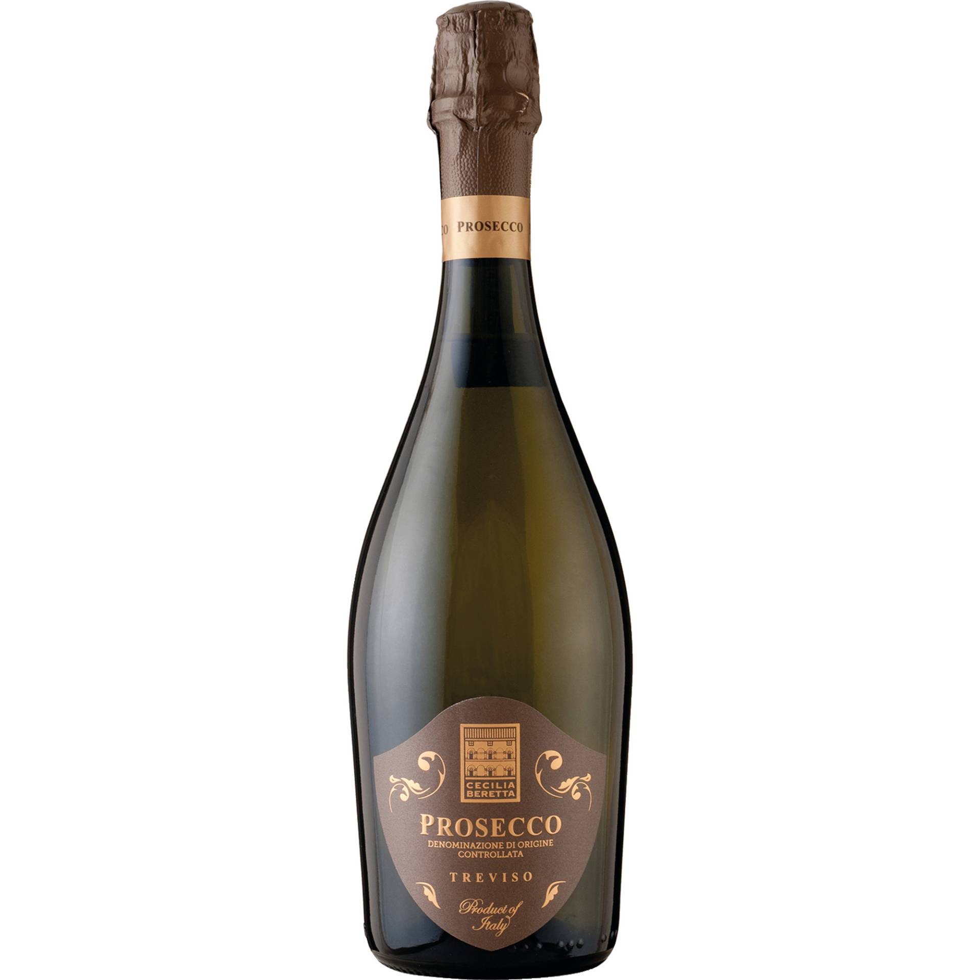 Cecilia Beretta Prosecco Spumante, Prosecco DOC Treviso Extra Dry, Venetien, Schaumwein von BOTTLED BY: P.V. SPA - VERONA - ITALIA