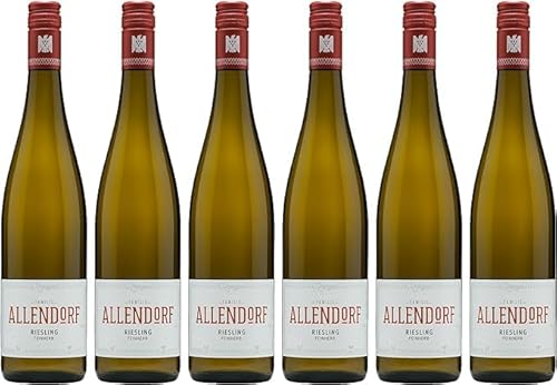 Allendorf Wein - 6x 0,75l. - inkl. BOTTLEROCKET Untersetzer (6 x 0,75l., Allendorf Riesling feinherb) von BOTTLEROCKET